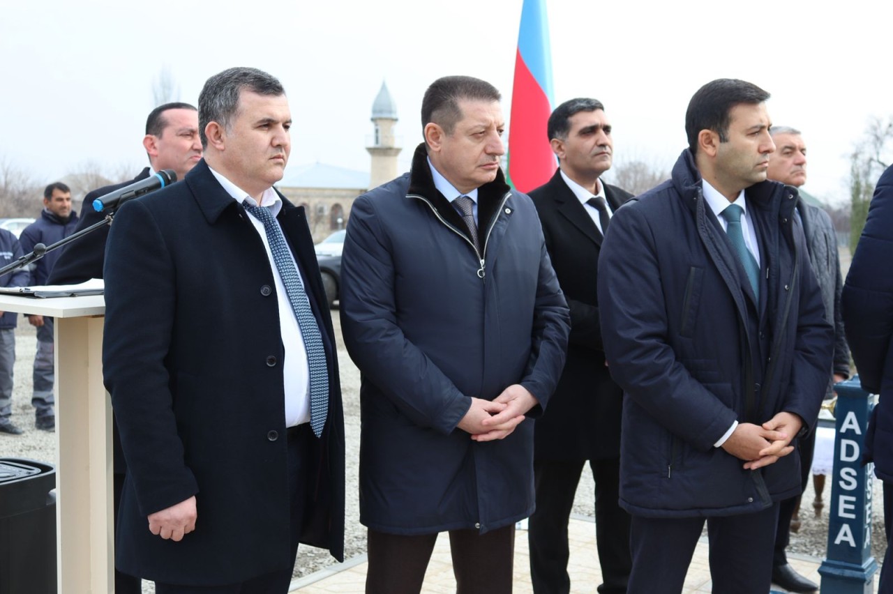 ADSEA daha bir kəndi içməli su ilə təmin edib - FOTOLAR